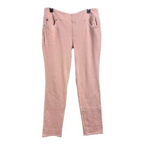 Belle by Kim Gravel Pink Straight Leg Jeans